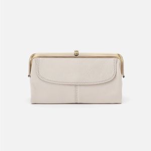 Hobo Lauren Wallet in Powder White NWT